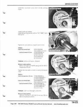 1997-2001 Honda TRX250 Fourtrax Recon Service Manual, Page 259