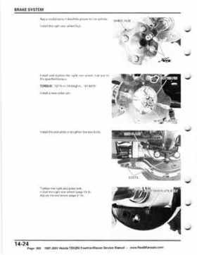 1997-2001 Honda TRX250 Fourtrax Recon Service Manual, Page 260