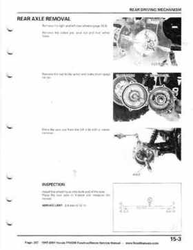 1997-2001 Honda TRX250 Fourtrax Recon Service Manual, Page 267