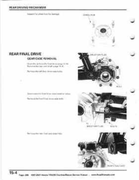 1997-2001 Honda TRX250 Fourtrax Recon Service Manual, Page 268