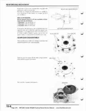 1997-2001 Honda TRX250 Fourtrax Recon Service Manual, Page 270