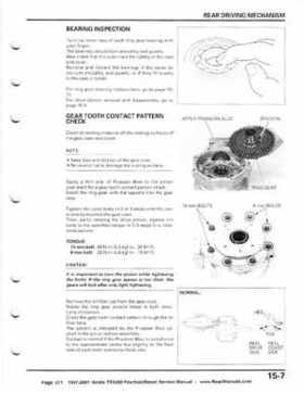 1997-2001 Honda TRX250 Fourtrax Recon Service Manual, Page 271