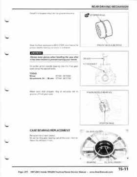 1997-2001 Honda TRX250 Fourtrax Recon Service Manual, Page 275