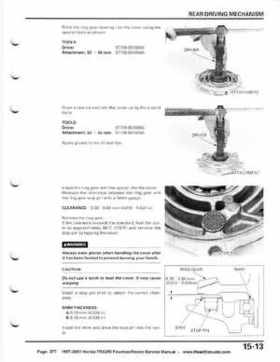 1997-2001 Honda TRX250 Fourtrax Recon Service Manual, Page 277