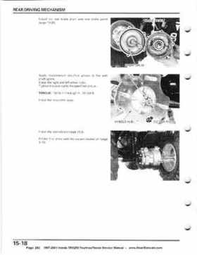 1997-2001 Honda TRX250 Fourtrax Recon Service Manual, Page 282