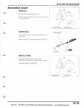 1997-2001 Honda TRX250 Fourtrax Recon Service Manual, Page 283