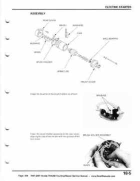 1997-2001 Honda TRX250 Fourtrax Recon Service Manual, Page 309