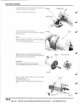 1997-2001 Honda TRX250 Fourtrax Recon Service Manual, Page 310