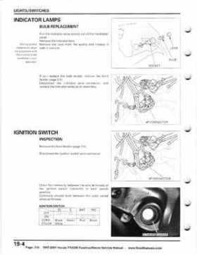1997-2001 Honda TRX250 Fourtrax Recon Service Manual, Page 318