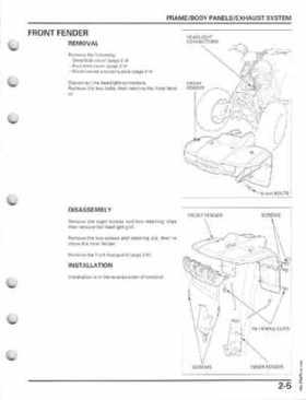 1997-2004 Honda Fourtrax Recon TRX250TE/TM Service Manual, Page 42