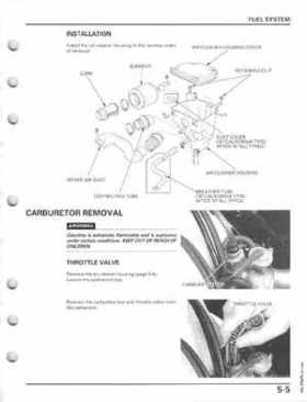 1997-2004 Honda Fourtrax Recon TRX250TE/TM Service Manual, Page 87