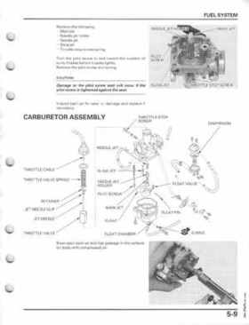 1997-2004 Honda Fourtrax Recon TRX250TE/TM Service Manual, Page 91
