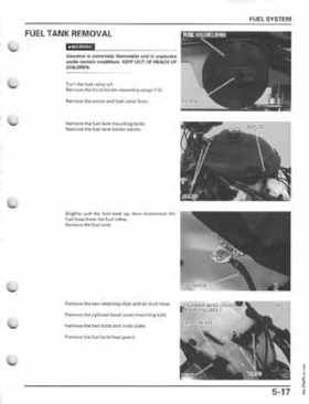 1997-2004 Honda Fourtrax Recon TRX250TE/TM Service Manual, Page 99