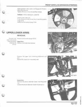 1997-2004 Honda Fourtrax Recon TRX250TE/TM Service Manual, Page 224