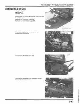 1998-2001 Honda Fourtrax Foreman TRX450S, TRX450ES Factory Service Manual, Page 50