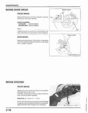 1998-2001 Honda Fourtrax Foreman TRX450S, TRX450ES Factory Service Manual, Page 69