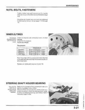 1998-2001 Honda Fourtrax Foreman TRX450S, TRX450ES Factory Service Manual, Page 74