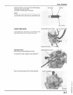 1998-2001 Honda Fourtrax Foreman TRX450S, TRX450ES Factory Service Manual, Page 96