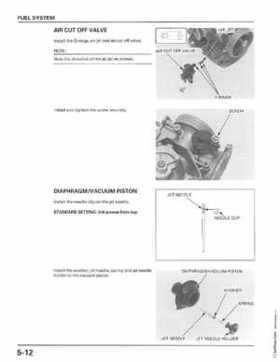 1998-2001 Honda Fourtrax Foreman TRX450S, TRX450ES Factory Service Manual, Page 101