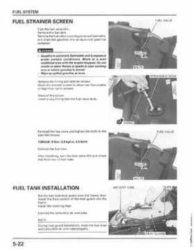 1998-2001 Honda Fourtrax Foreman TRX450S, TRX450ES Factory Service Manual, Page 111