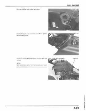 1998-2001 Honda Fourtrax Foreman TRX450S, TRX450ES Factory Service Manual, Page 112