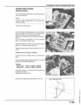 1998-2001 Honda Fourtrax Foreman TRX450S, TRX450ES Factory Service Manual, Page 139