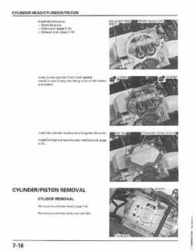 1998-2001 Honda Fourtrax Foreman TRX450S, TRX450ES Factory Service Manual, Page 140