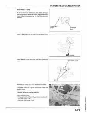 1998-2001 Honda Fourtrax Foreman TRX450S, TRX450ES Factory Service Manual, Page 151