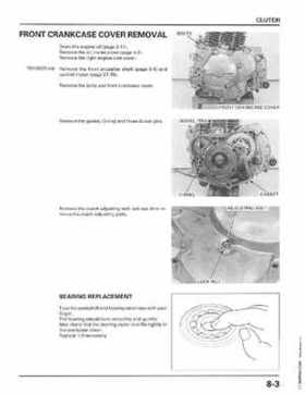 1998-2001 Honda Fourtrax Foreman TRX450S, TRX450ES Factory Service Manual, Page 155