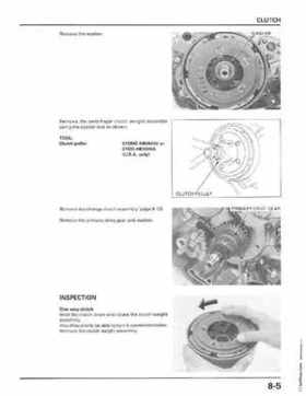 1998-2001 Honda Fourtrax Foreman TRX450S, TRX450ES Factory Service Manual, Page 157