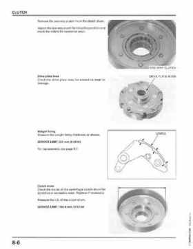 1998-2001 Honda Fourtrax Foreman TRX450S, TRX450ES Factory Service Manual, Page 158