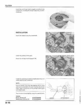1998-2001 Honda Fourtrax Foreman TRX450S, TRX450ES Factory Service Manual, Page 162