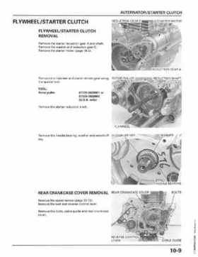 1998-2001 Honda Fourtrax Foreman TRX450S, TRX450ES Factory Service Manual, Page 190