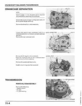 1998-2001 Honda Fourtrax Foreman TRX450S, TRX450ES Factory Service Manual, Page 203
