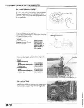 1998-2001 Honda Fourtrax Foreman TRX450S, TRX450ES Factory Service Manual, Page 217