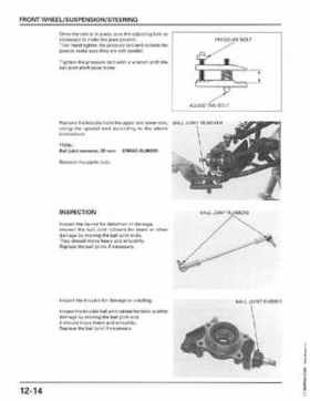 1998-2001 Honda Fourtrax Foreman TRX450S, TRX450ES Factory Service Manual, Page 234