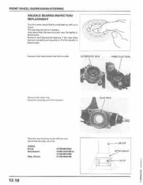 1998-2001 Honda Fourtrax Foreman TRX450S, TRX450ES Factory Service Manual, Page 236