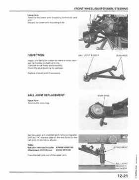 1998-2001 Honda Fourtrax Foreman TRX450S, TRX450ES Factory Service Manual, Page 241