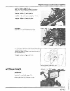 1998-2001 Honda Fourtrax Foreman TRX450S, TRX450ES Factory Service Manual, Page 243