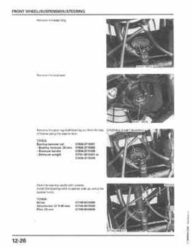 1998-2001 Honda Fourtrax Foreman TRX450S, TRX450ES Factory Service Manual, Page 246