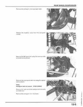 1998-2001 Honda Fourtrax Foreman TRX450S, TRX450ES Factory Service Manual, Page 256