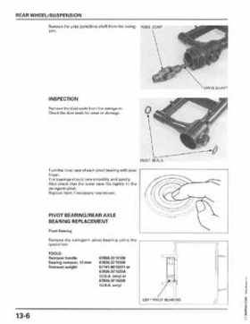 1998-2001 Honda Fourtrax Foreman TRX450S, TRX450ES Factory Service Manual, Page 257