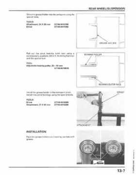 1998-2001 Honda Fourtrax Foreman TRX450S, TRX450ES Factory Service Manual, Page 258