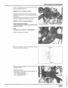 1998-2001 Honda Fourtrax Foreman TRX450S, TRX450ES Factory Service Manual, Page 260