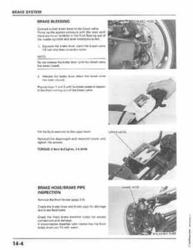 1998-2001 Honda Fourtrax Foreman TRX450S, TRX450ES Factory Service Manual, Page 265
