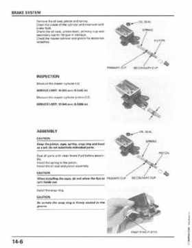 1998-2001 Honda Fourtrax Foreman TRX450S, TRX450ES Factory Service Manual, Page 267