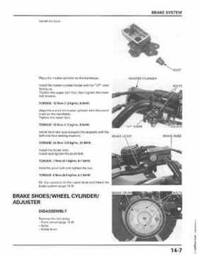 1998-2001 Honda Fourtrax Foreman TRX450S, TRX450ES Factory Service Manual, Page 268