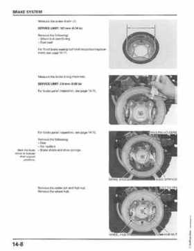 1998-2001 Honda Fourtrax Foreman TRX450S, TRX450ES Factory Service Manual, Page 269