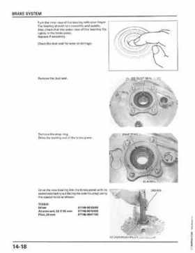 1998-2001 Honda Fourtrax Foreman TRX450S, TRX450ES Factory Service Manual, Page 279