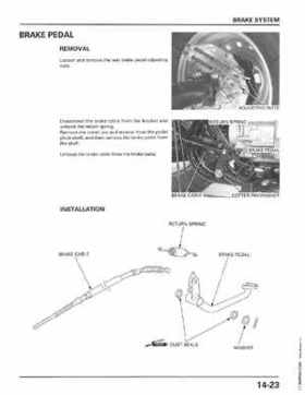 1998-2001 Honda Fourtrax Foreman TRX450S, TRX450ES Factory Service Manual, Page 284